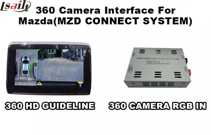 A relação da câmera de Mazda com opinião HD 800X480 de 360 pássaros Output para a segurança de estacionamento