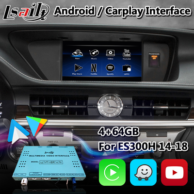 Lsailt Wireless Apple Carplay &amp; Android Auto Multimeida Interface para Lexus ES350 ES300H ES250