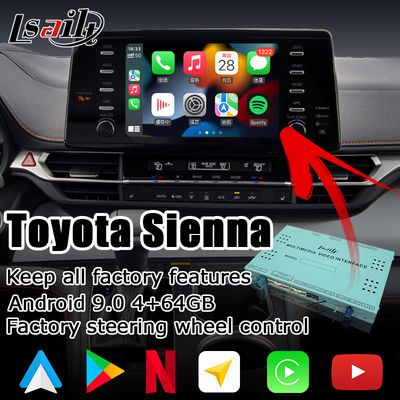 Os multimédios do carro conectam a auto relação carplay de Android para o Sienna de TOYOTA