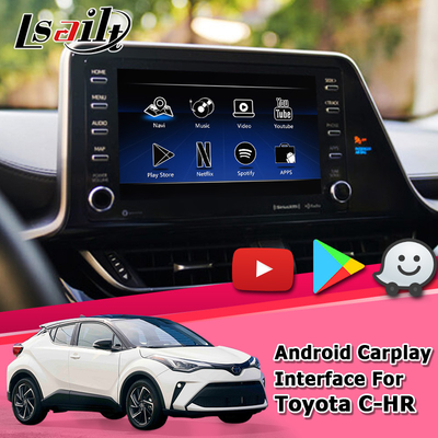 Os multimédios de Toyota C-HR CHR Android conectam com o auto carplay do androide sem fio