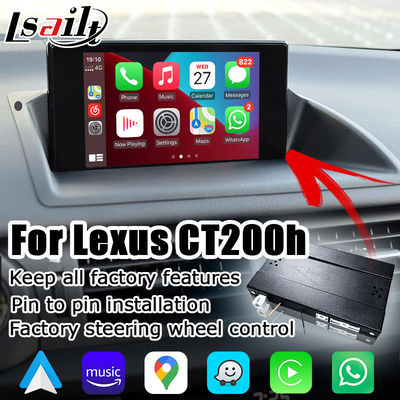 Lexus CT200h CT sem fio carplay interface automática android projeção de espelhamento de tela
