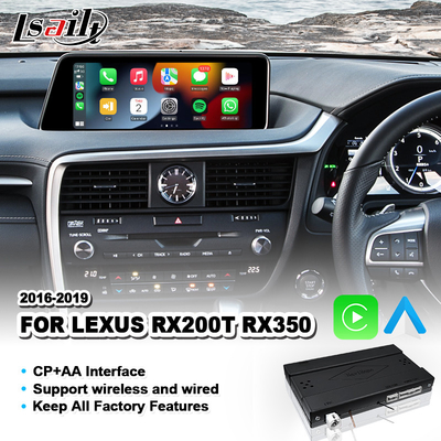 Relação sem fio de Lsailt Android auto Carplay para o controle 2016-2019 do rato de Lexus RX350 RX200T RX 350