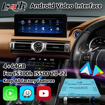 A relação video de Lsailt Android para Lexus É 300h 500 300 um esporte 2020-2023 de 350 F com Carplay