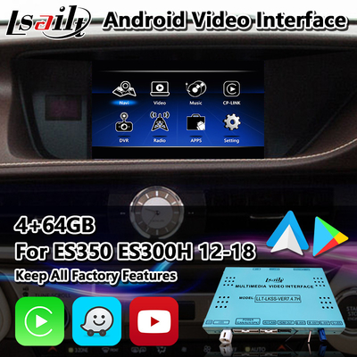 Relação video de Lsailt Android para Lexus ES 350 300h 250 controle 2012-2018 do rato 200 XV60