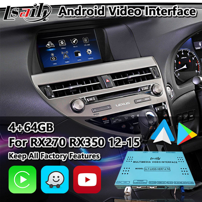 Relação video de Lsailt Android Carplay para o controle 2012-2015 do rato de Lexus RX270 RX350 RX450h RX