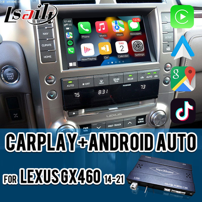 Interface Lexus CarPlay para GX460 GX400 2014- com Wireless Android Auto da Lsailt
