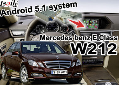 Sistema de navegação dos multimédios do carro de Android GPS para a classe W212 do Benz E de Mercede