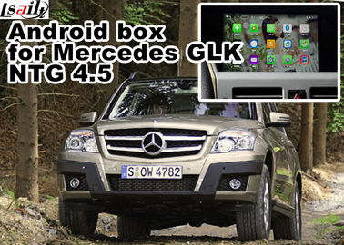 Jogo video de Android Mirrorlink Rearview do navegador dos Gps de Mercedes Benz GLK núcleo do quadrilátero de 1,6 gigahertz