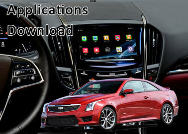 Auto relação de Android para Cadillac com controle do volante de Miracast 3D Live Map USB