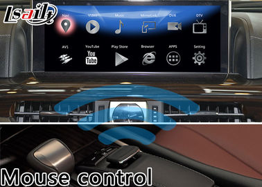 Relação da navegação de GPS do carro de Lsailt Android 9,0 para o controle 2016-2020 Youtube Waze modelo LX 570 do rato de Lexus LX570