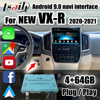 4+64GB CarPlay/relação de Android auto incluiu Waze, YouTube, Netflix para Land Cruiser 2020-2021 VX-R