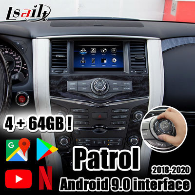 Relação video de Lsailt 4G Android 9,0 CarPlay&amp;multimedia com YouTube, Netflix para Nissan Patrol 2018-2021