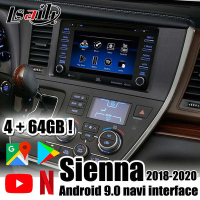 Relação video com CarPlay, automóvel do carro da tela de Lsailt 4GB Android de Android, YouTube para Toyota Avalon, Camry, Auris, Sienna