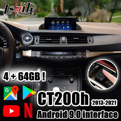 Lexus Video Interface para CT200h com CarPlay, NetFlix, YouTube, Waze 4+64GB PX6 por Lsailt