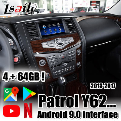 Ativação da voz do apoio da relação de Android da navegação de Lsailt 4+64GB GPS auto com CarPlay, NetFlix para Nissan