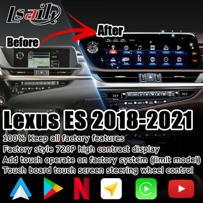 Ajuste ES300h Lsailt Lexus Touch Screen 12,3” Android auto Carplay ADAS de DSP