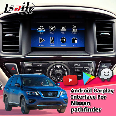 Sistema de navegação do androide de Nissan Pathfinder Andorid Carplay auto, jogo video da navegação em linha