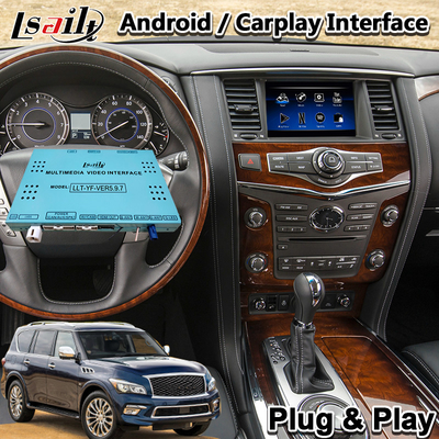 Lsailt Android Carplay interface multimídia para Infiniti QX80 QX56 QX60 QX70