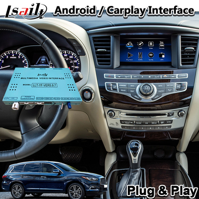 Caixa video da navegação de GPS do carro da relação dos multimédios de Infiniti QX60 Android Carplay