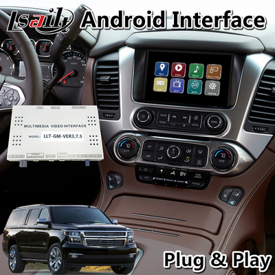 Relação video de Lsailt Android para a navegação de Chevrolet Suburban Carplay Navi Multimedia GPS