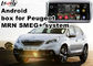 Relação video da navegação do carro de WiFi Android da caixa da navegação de Peugeot SMEG+ MRN GPS