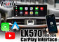 Auto relação de Carplay/Android para o apoio youtube de Lexus LX570 2013-2020, controlo a distância pelo controlador do rato do OEM