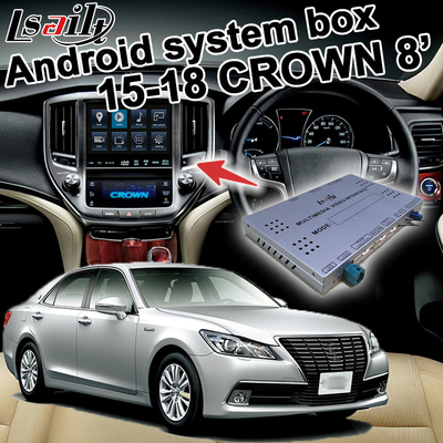 Os multimédios do androide da coroa S210 AWS215 GWS214 de Toyota conectam o androide que carplay sem fio a auto solução com rádio de FM adiciona