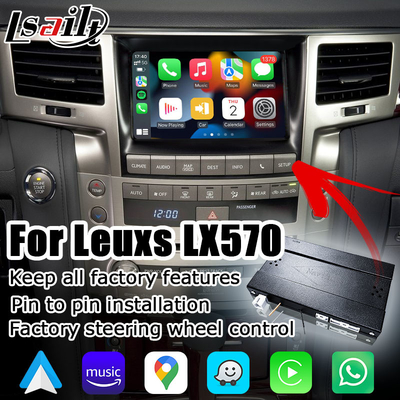 Caixa sem fio da relação da elevação do estilo do OEM de Lexus LX570 Carplay Android auto