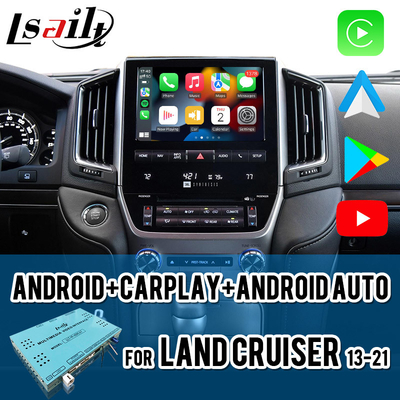CarPlay Android Multimédia Interface de vídeo com YouTube, NetFlix, YouTube, Google Map para Land Cruiser LC200