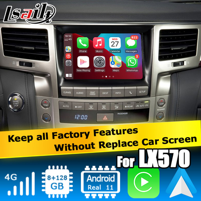 Lexus LX570 2013-2015 Android interface de vídeo baseada em Qualcomm 8+128GB Android 11