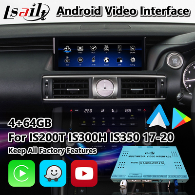 Lsailt Android Carplay Interface para Lexus IS200T IS300H IS350 IS300 F Sport AWD IS XE30 2017-2020