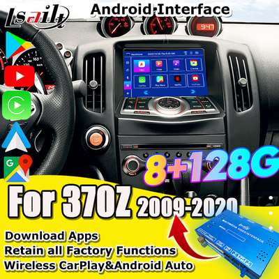 HDMI 8G Android Multimédia Interface com CarPlay, YouTube, Google Play, NetFlix Para Nissan Patrol 370Z Quest, Android 13