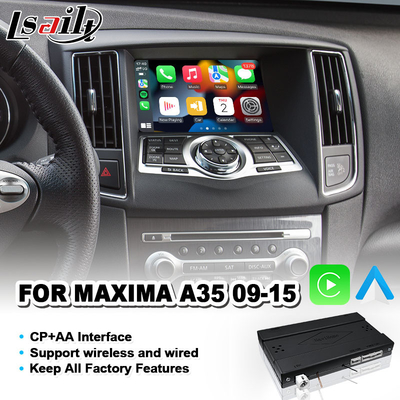 Android Auto OEM Integração Interface de vídeo Carplay para 2009-2015 Nissan Maxima A35