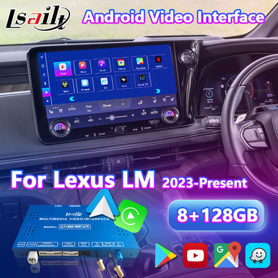 Lsailt Android Carplay Multimédia Interface de Vídeo para 2023-Presente Lexus LM LM350h LM500h