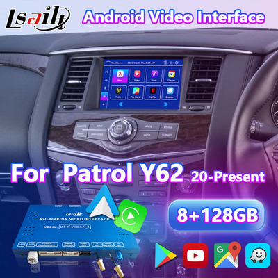 Lsailt Android Multimédia Interface de vídeo para 2020-Presente Nissan Patrol Y62 versão australiana
