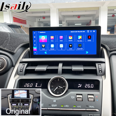 Tela Android Lexus para Lexus NX200T NX300H 2015-2017 10,25 polegadas IPS HD Display Android 13 CarPlay sem fio, Android Auto