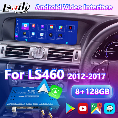 Lsailt 8+128GB Android Multimédia Interface de vídeo para 2012-2017 Lexus LS460 LS 600h 460L