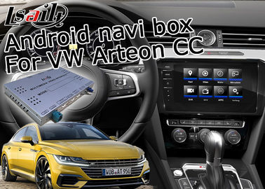 A voz video da navegação de Android GPS da relação do carro de Volkswagen Arteon ativa com tomada/jogo