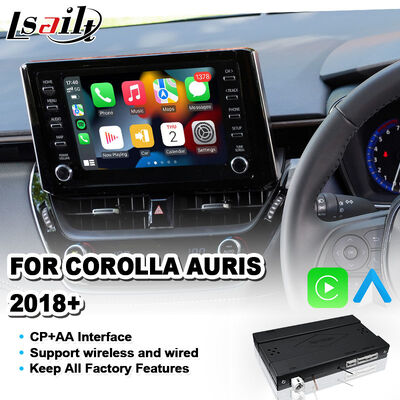 Lsailt Wireless Android Auto Carplay Interface para o Toyota Corolla Auris de 2018