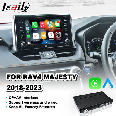 Lsailt Wireless Android Auto Carplay Interface para 2018-2023 Toyota RAV4 Majesty