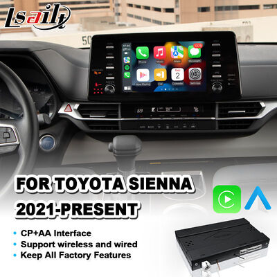 Interface Lsailt Wireless Android Auto Carplay para Toyota Sienna LE XLE XSE 2021-Presente