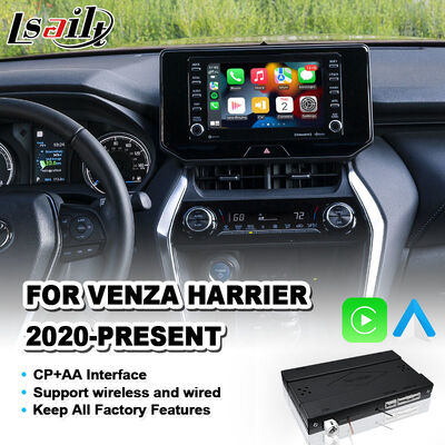 Interface Lsailt Wireless Android Auto Carplay para Toyota Venza Harrier 2020-Presente