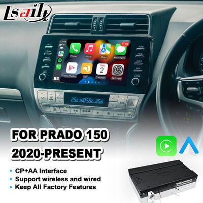 Interface Lsailt Wireless Android Auto Carplay para Toyota Land Cruiser Prado 150 de 2020 em diante