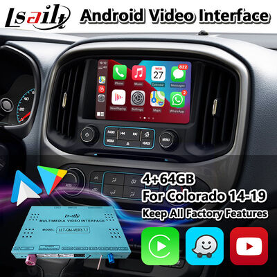 Lsailt Android Auto Carplay Interface Multimédia para 2014-2020 Chevrolet Colorado Mylink System