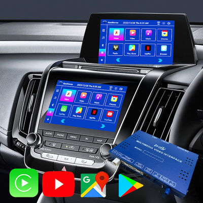 Caixa de Interface OEM e Android CarPlay para Crown S220 2018-2022 com Android Auto, YouTube, Netflix, Google Play