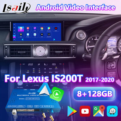 Lsailt Android Carplay Interface para Lexus IS200T IS300H IS350 IS300 F Sport AWD IS XE30 2017-2020