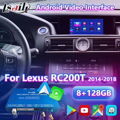 Interface de Vídeo para Carro Android Lsailt para Lexus RC 350 RC200t RC300h RC350 RCF RC300 de 2014-2018