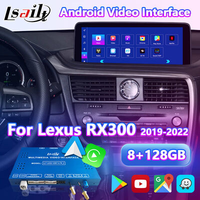 Interface de Vídeo Lsailt Android Carplay para Lexus RX 300 RX450h RX350L RX450hL RX350 RX300 2019-2022