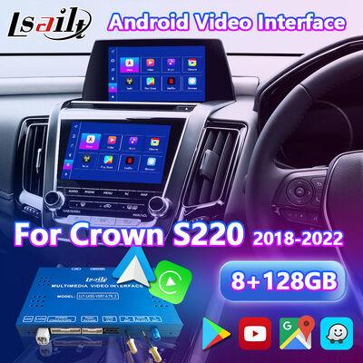 Lsailt Android Multimédia Interface de vídeo para Toyota Crown S220 2018-2022 com Carplay