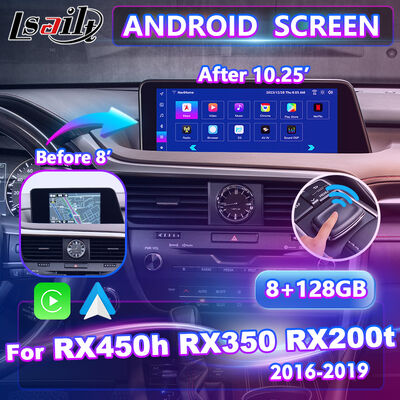 Lsailt Android Multimedia Carplay Screen para 2016-2019 Lexus RX RX450h RX350 RX200t RX300 RX450L RX350L